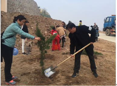 河南省体彩中心联合河南交通广播公益植树