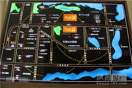 荔富湖畔交通图